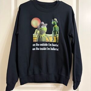 Kermit Meme Sweatshirt Womens Size S